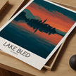 Lake Bled Souvenir Poster Print
