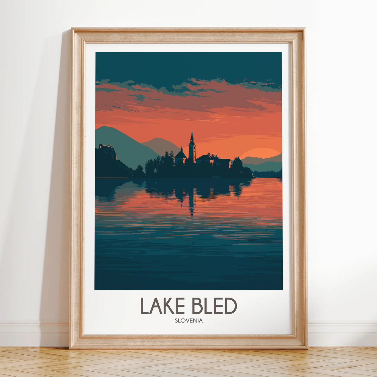 Lake Bled Travel Memory Gift