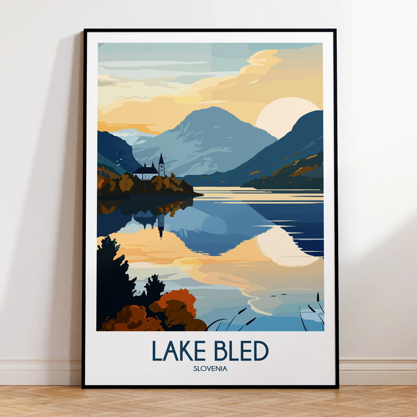 Lake Bled Travel Memory Gift