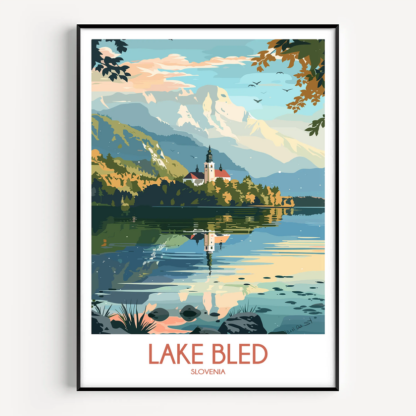Lake Bled Travel Memory Gift