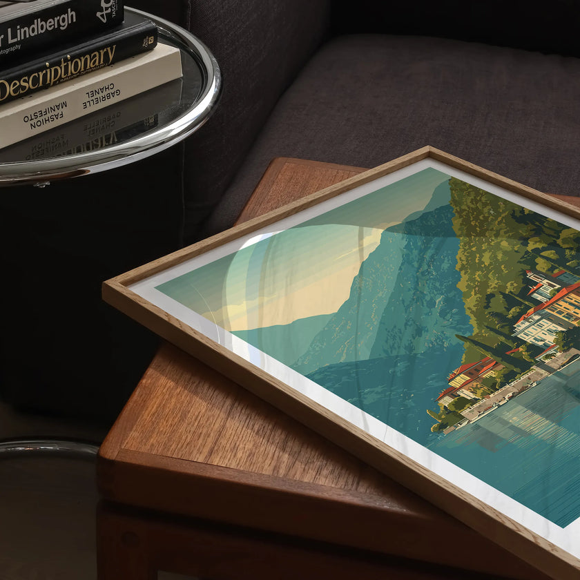 Lake Como Destination Art Gift
