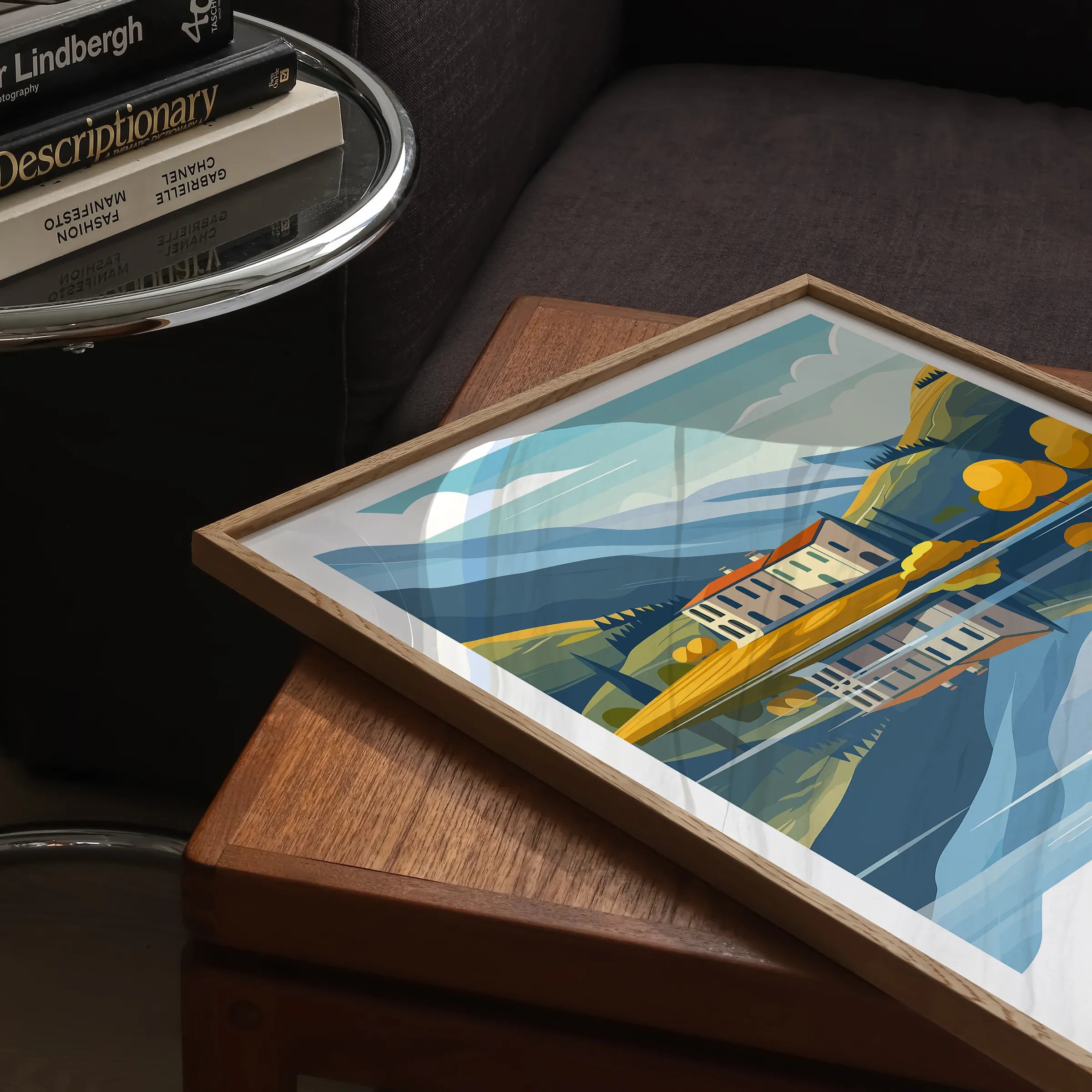 Lake Como Destination Art Gift