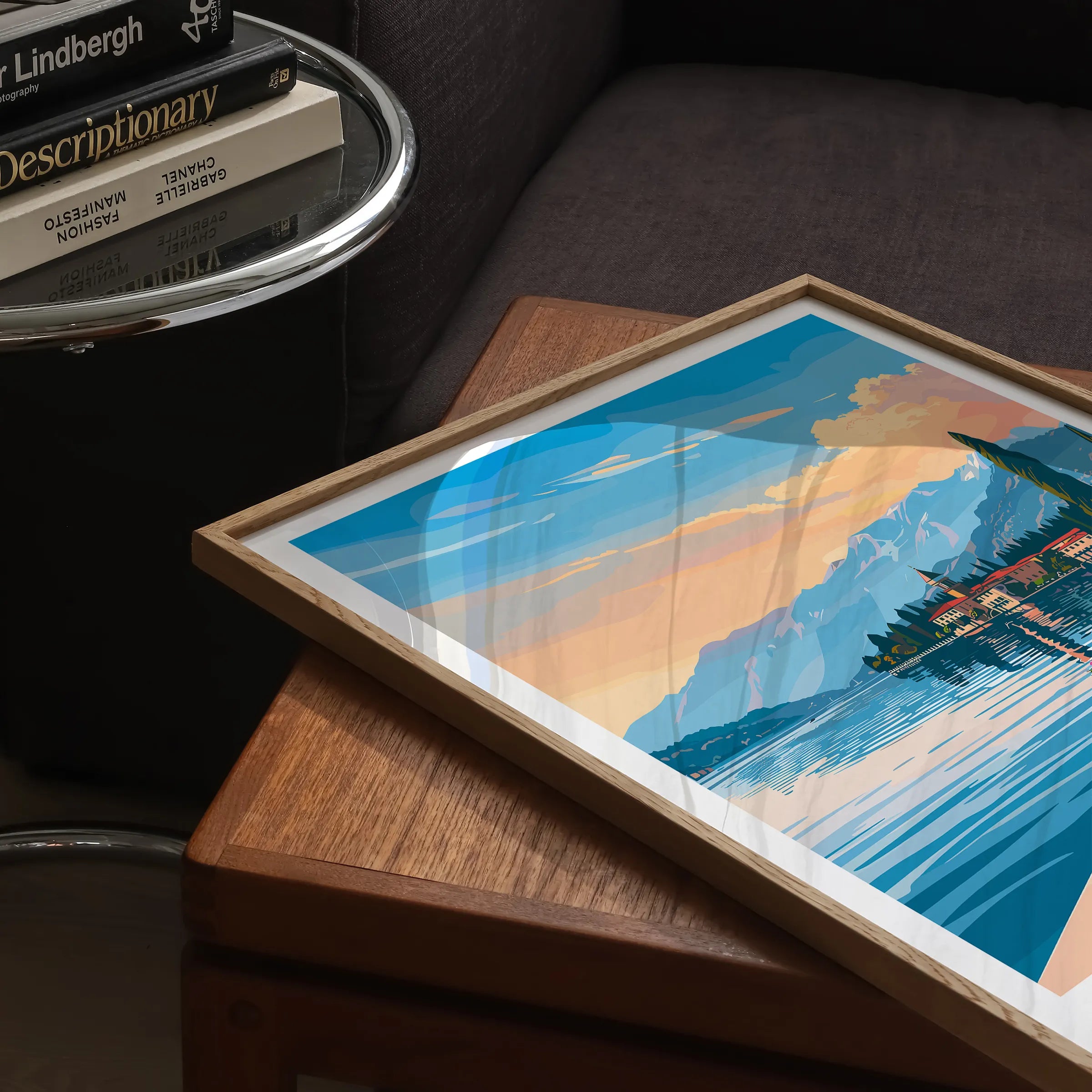 Lake Como Destination Art Gift