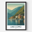 Lake Como Destination Art Gift
