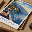 Lake Como Home Office Decor