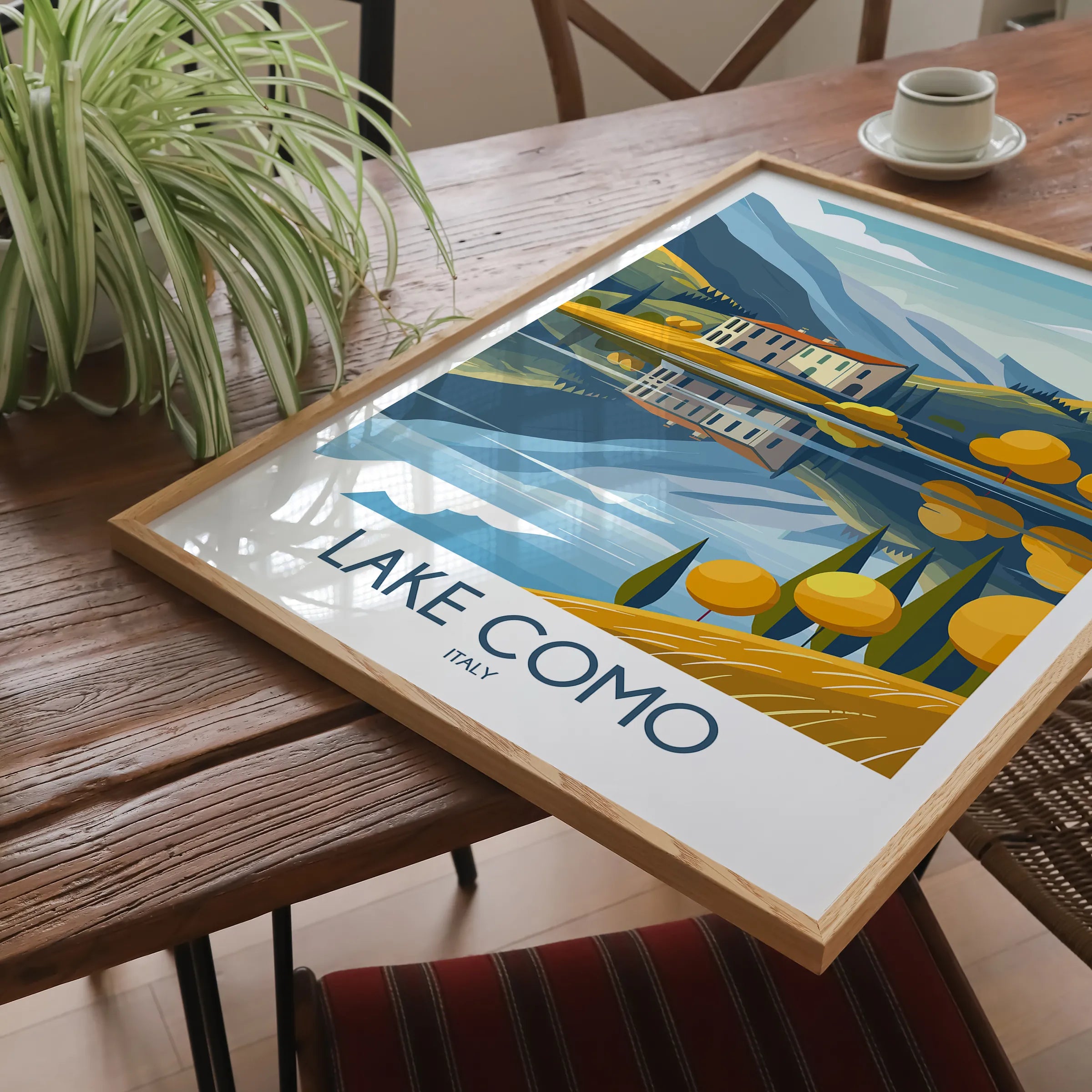 Lake Como Home Office Decor