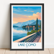 Lake Como Home Office Decor