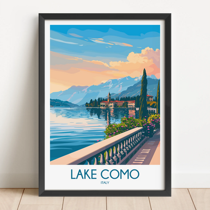 Lake Como Home Office Decor