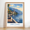 Lake Como Minimalist Wall Art