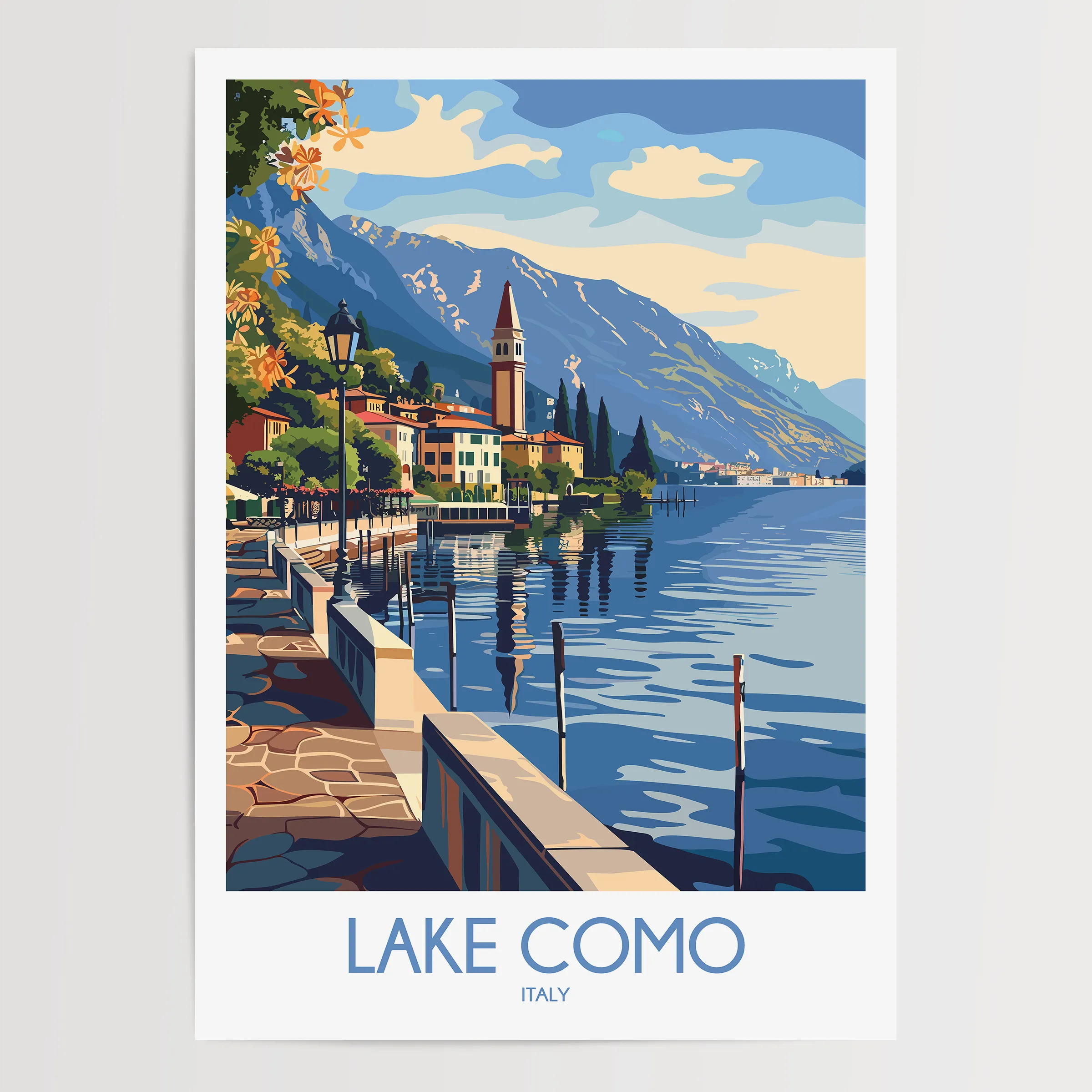 Lake Como Travel Memory Gift