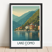 Lake Como Travel Memory Gift