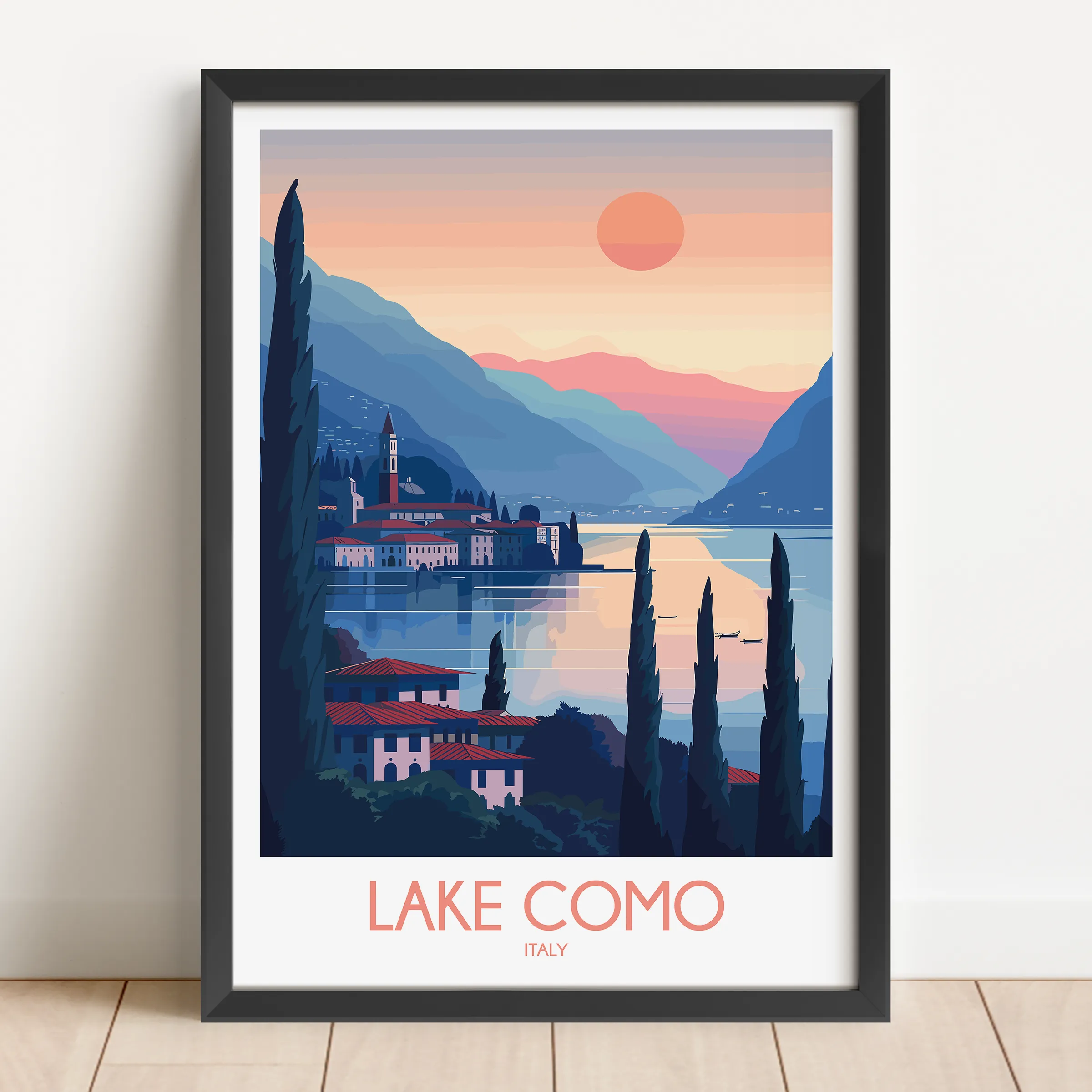 Lake Como Travel Memory Gift
