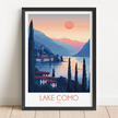 Lake Como Travel Memory Gift