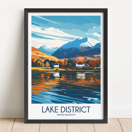 Lake District Destination Art Gift