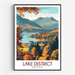 Lake District Destination Art Gift
