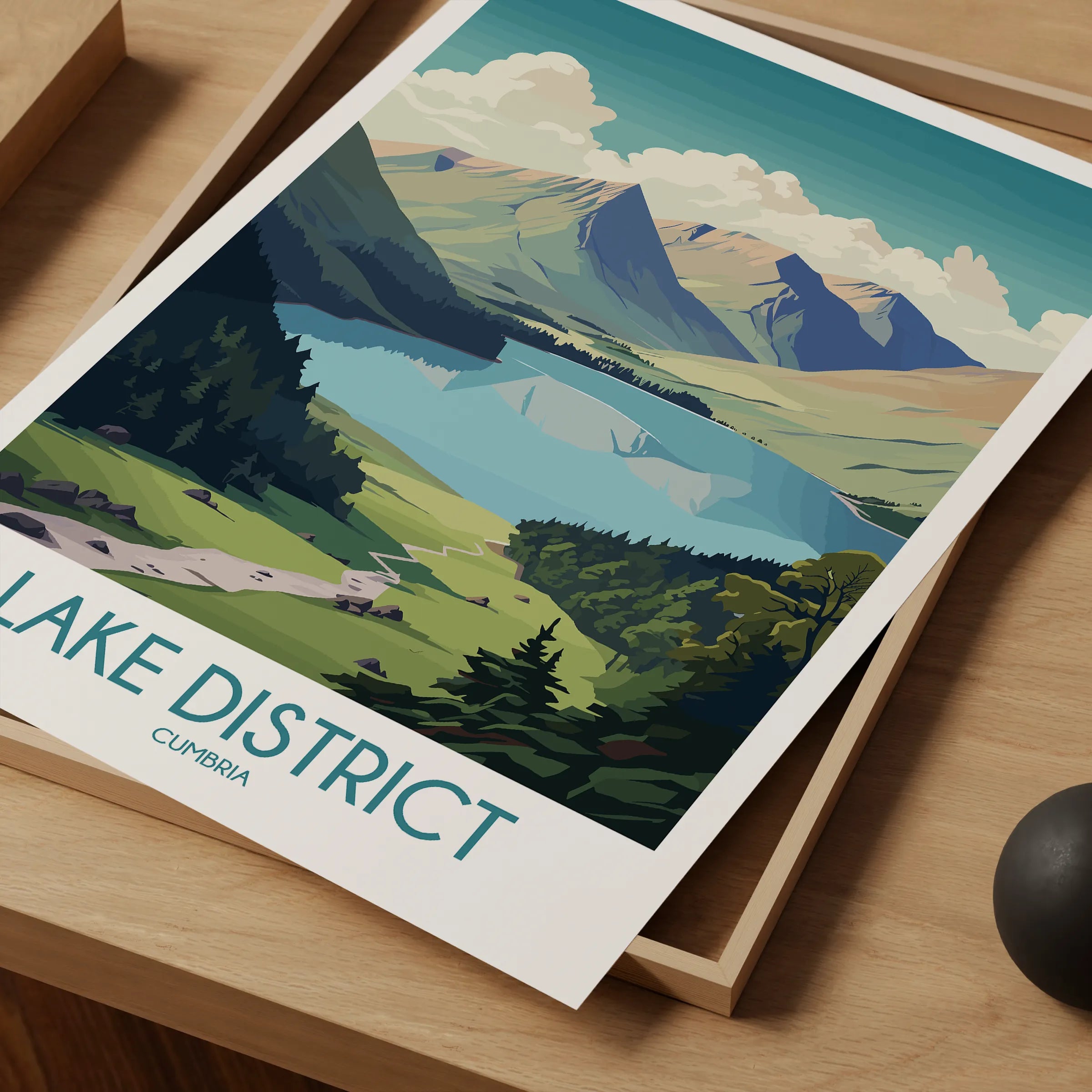 Lake District Scenic Landscape Art