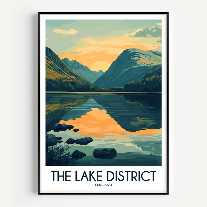 Lake District Scenic Landscape Art