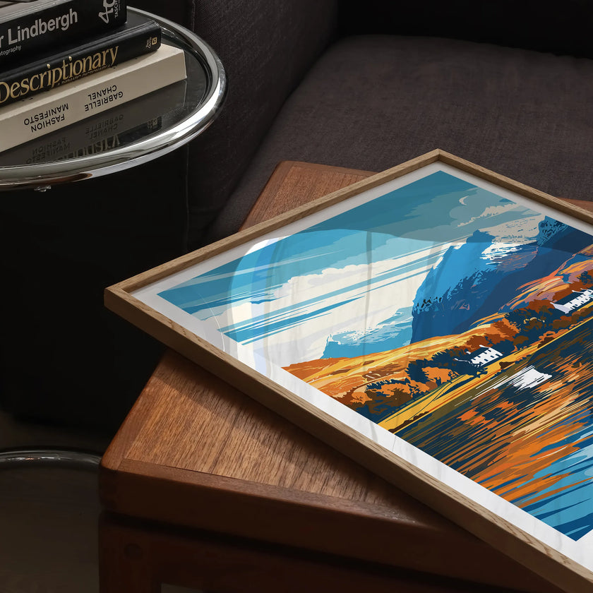 Lake District Souvenir Poster Print