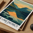 Lake District Souvenir Poster Print