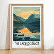Lake District Souvenir Poster Print