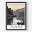 Lake District Souvenir Poster Print