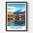 Lake District Souvenir Poster Print
