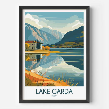 Lake Garda Destination Art Gift