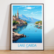 Lake Garda Destination Art Gift
