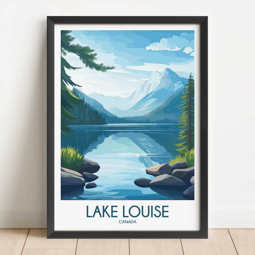 Lake Louise Destination Art Gift