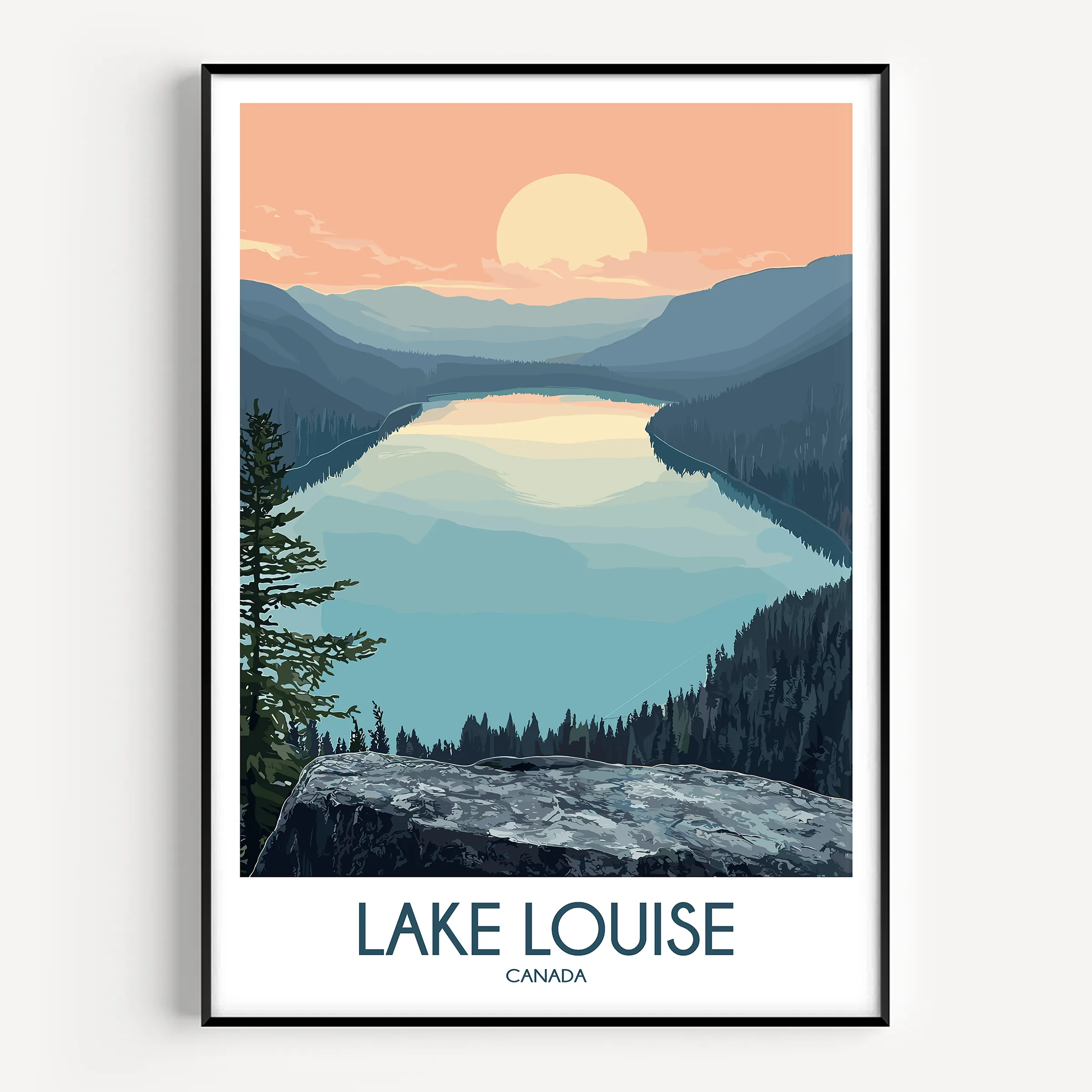 Lake Louise Destination Art Gift