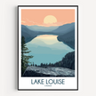 Lake Louise Destination Art Gift