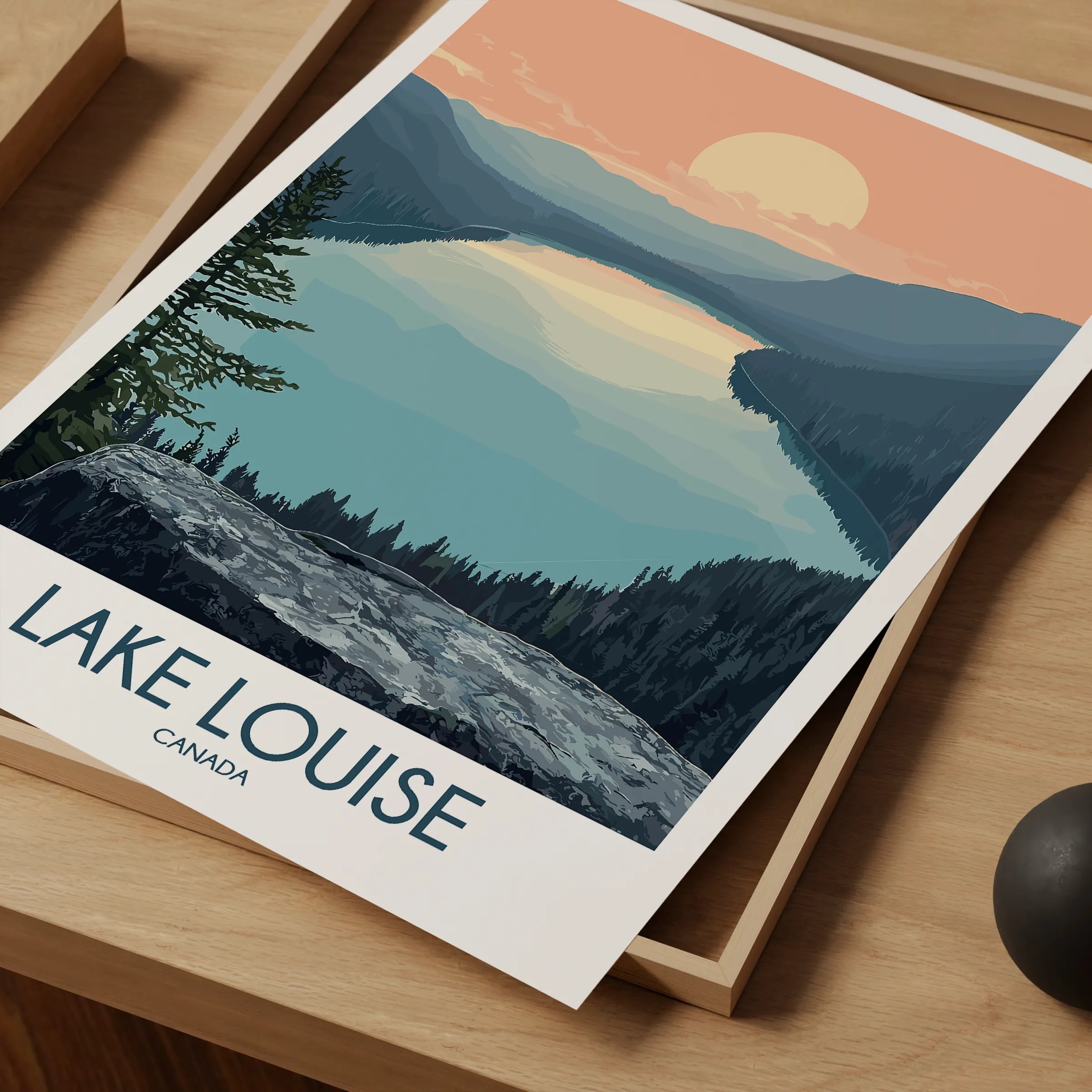 Lake Louise Home Office Decor