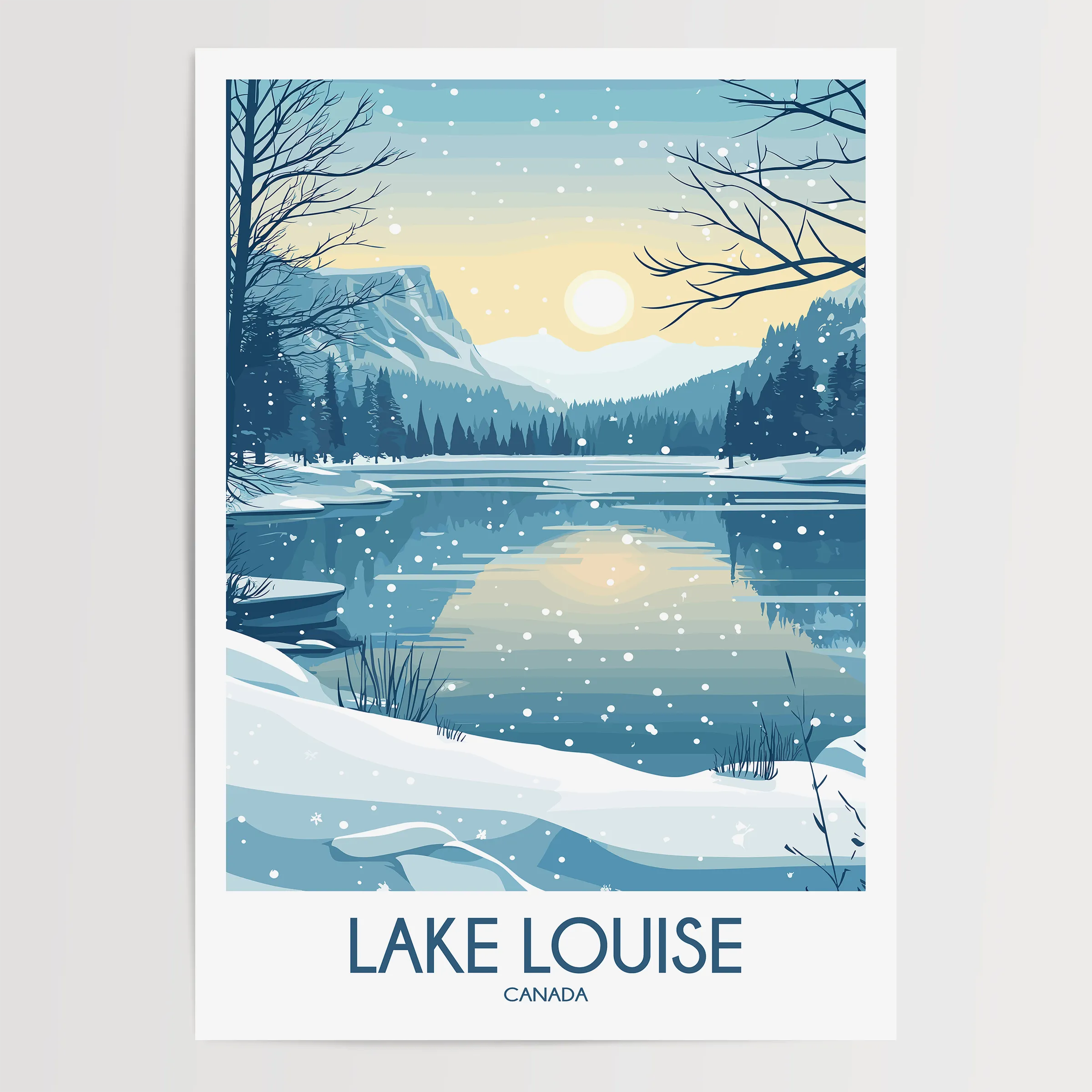 Lake Louise Home Office Decor