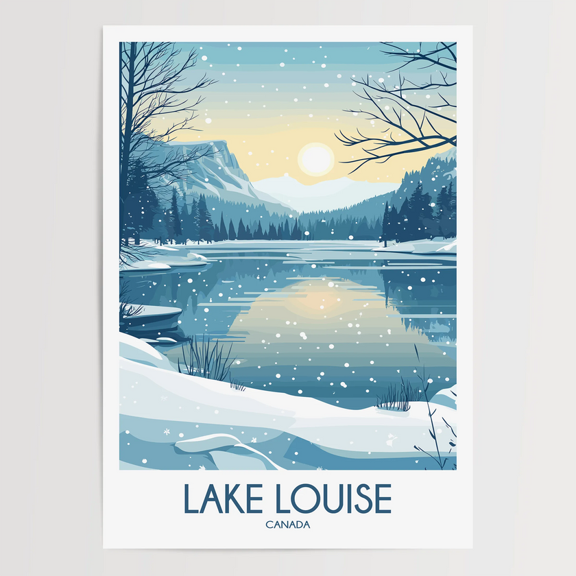 Lake Louise Home Office Decor