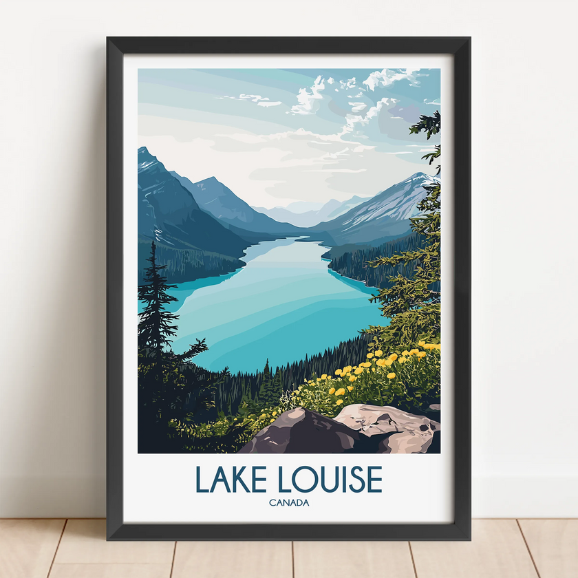 Lake Louise Home Office Decor