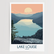Lake Louise Minimalist Wall Art