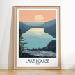 Lake Louise Modern Travel Poster