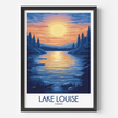 Lake Louise Modern Travel Poster