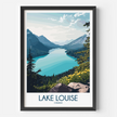 Lake Louise Modern Travel Poster
