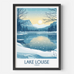 Lake Louise Modern Travel Poster