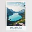 Lake Louise Scenic Landscape Art