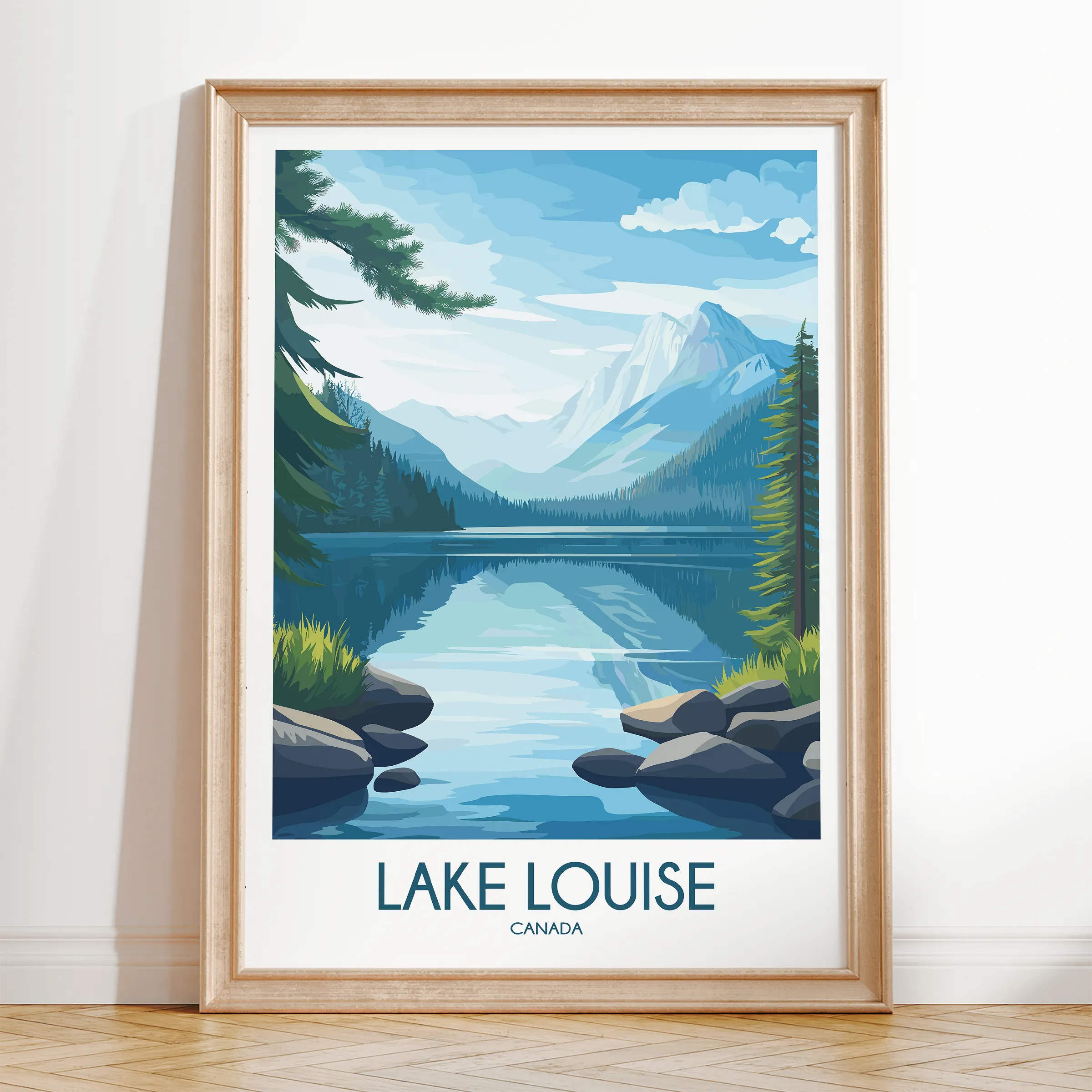 Lake Louise Souvenir Poster Print