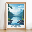 Lake Louise Souvenir Poster Print