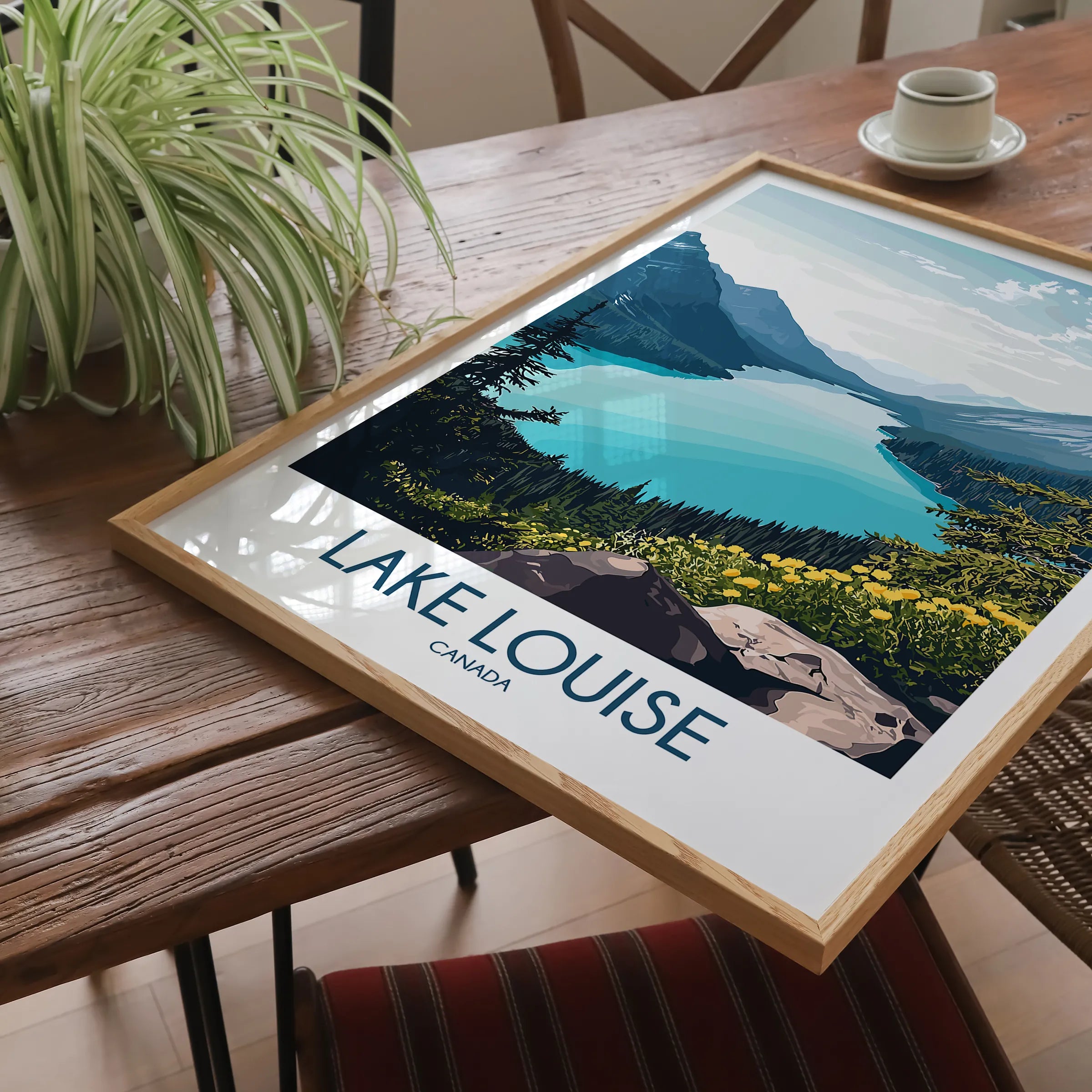 Lake Louise Souvenir Poster Print