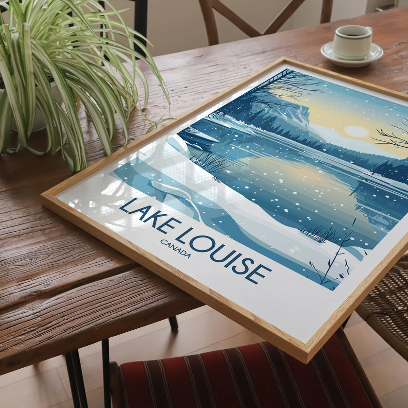 Lake Louise Souvenir Poster Print
