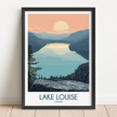 Lake Louise Souvenir Poster Print