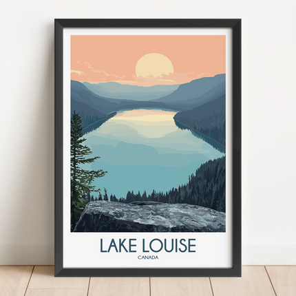 Lake Louise Souvenir Poster Print