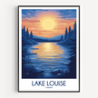 Lake Louise Souvenir Poster Print