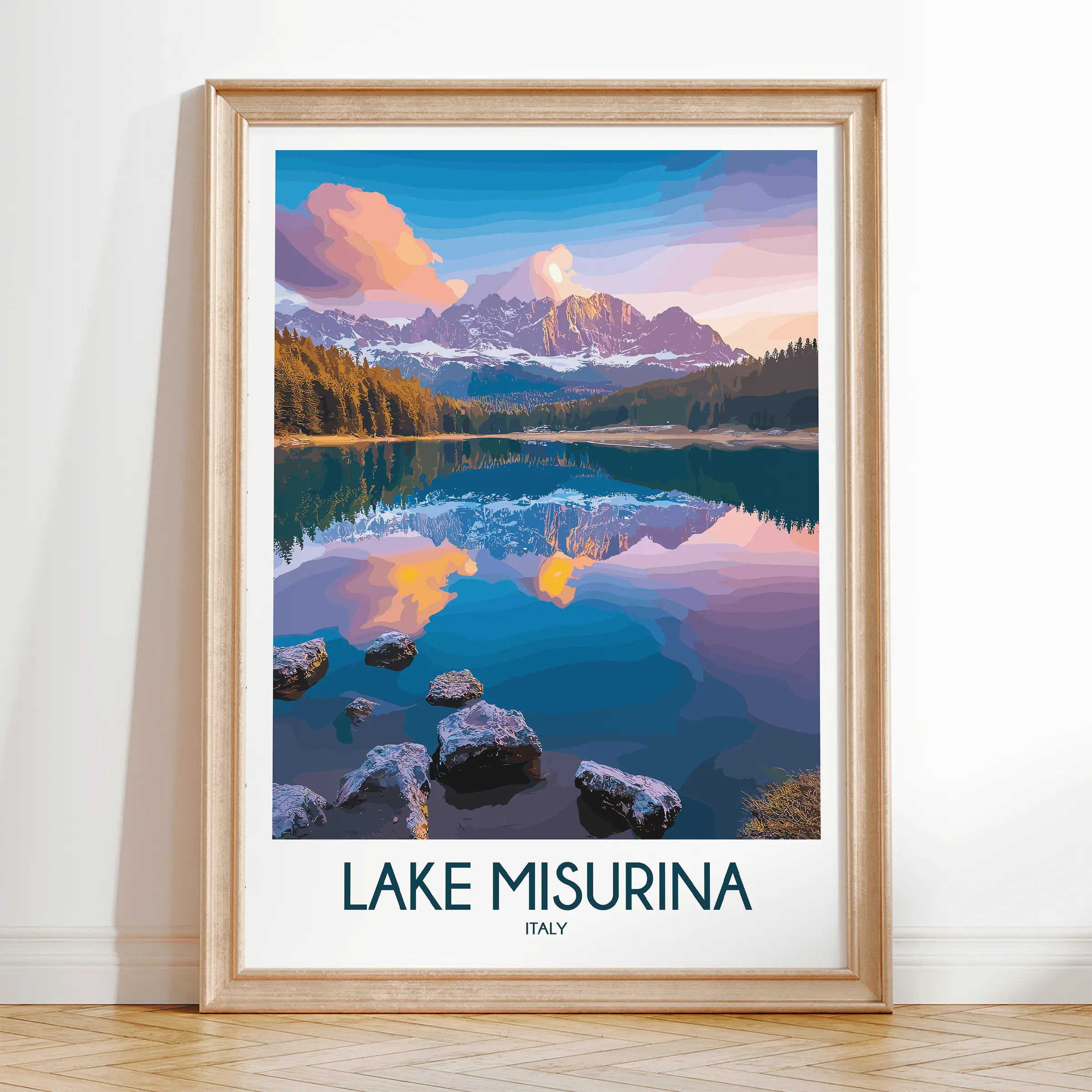 Lake Misurina Gallery Quality Print