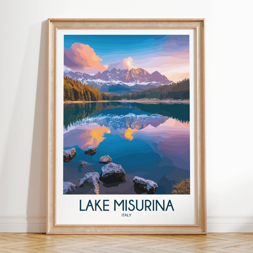 Lake Misurina Gallery Quality Print